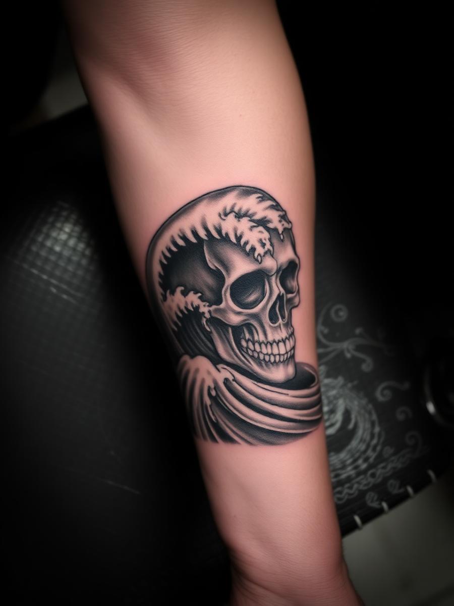 Black & Grey work at the shop
